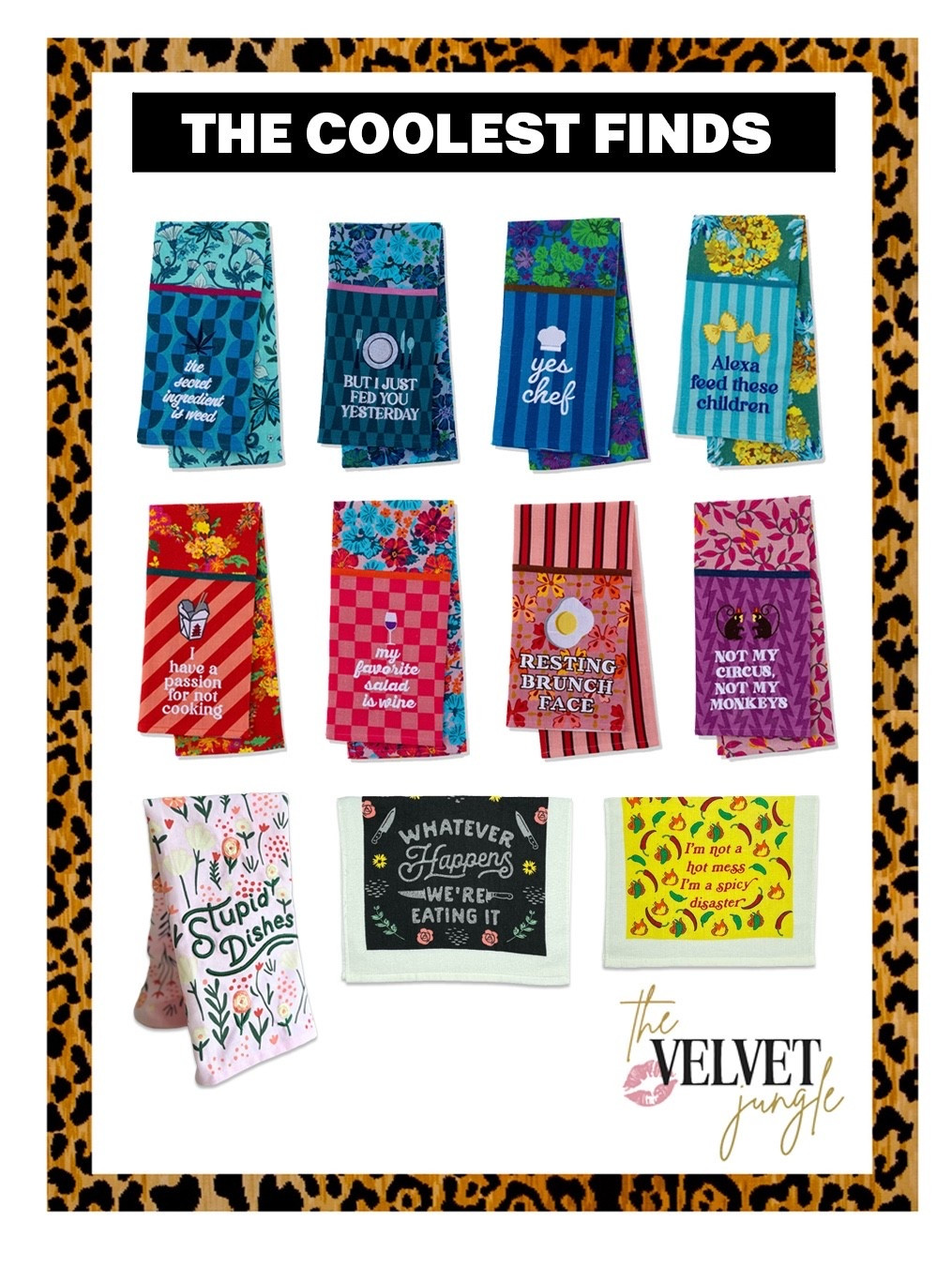 Focusing on deliciously funky dish towel today - we love a unique accessory and I cannot get enough of these amazing designs !! Perfect to spice up your kitchen 💜

#LTKHome