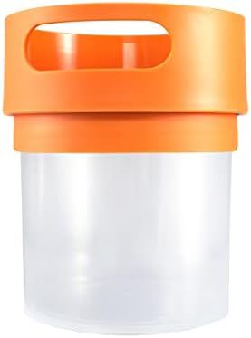 Munchie Mug Snack Cup 16 oz Orange lid Spill Proof Snack Cup Made in the USA | Amazon (US)