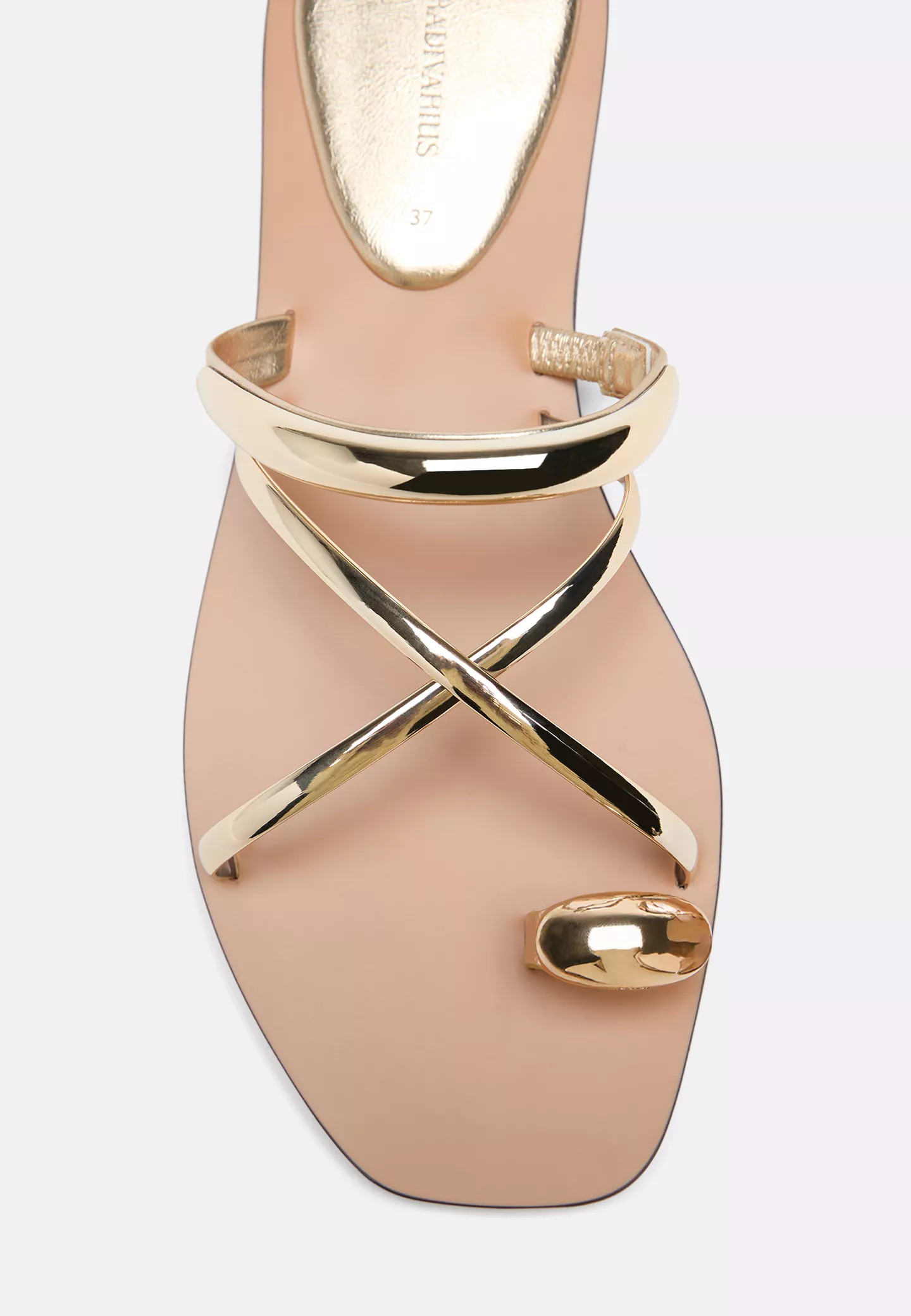Sandales plates d\u00e9tail bride | Stradivarius (FR)