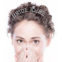 Rhinestone Bride To Be Headband, Gift, Tiara, Bachelorette Party Bridal Shower Headband | Etsy (US)