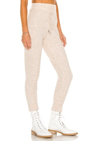 Free People Around the Clock Jogger in Oatmeal from Revolve.com | Revolve Clothing (Global)