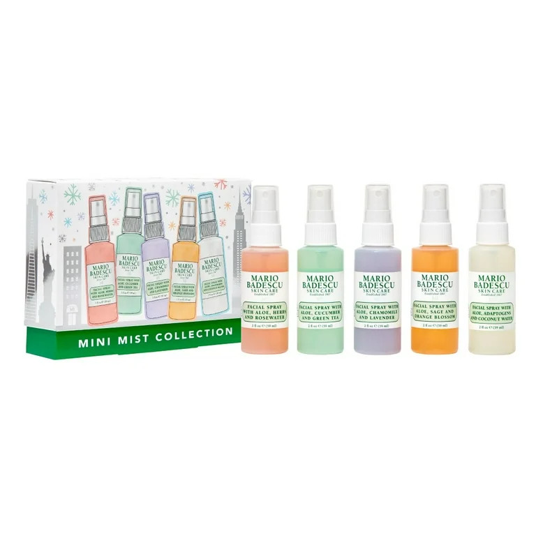 Mario Badescu Mini Mist Collection Skin Care Set, 5 piece set each 2 fl oz - Walmart.com | Walmart (US)