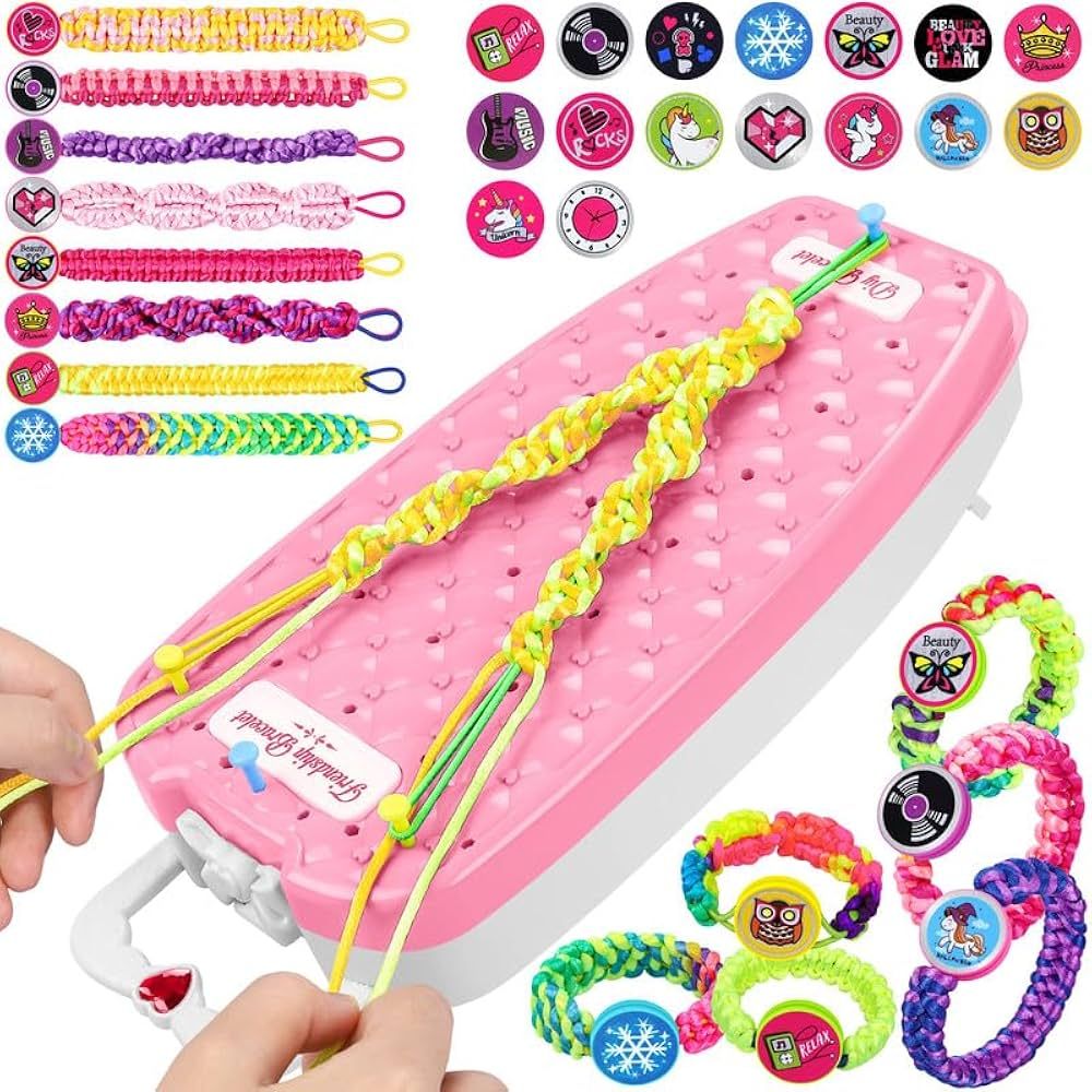 Dpai Friendship Bracelet Making Kit for Girls,DIY Arts and Crafts Toys,Jewelry String Maker Kit,T... | Amazon (US)