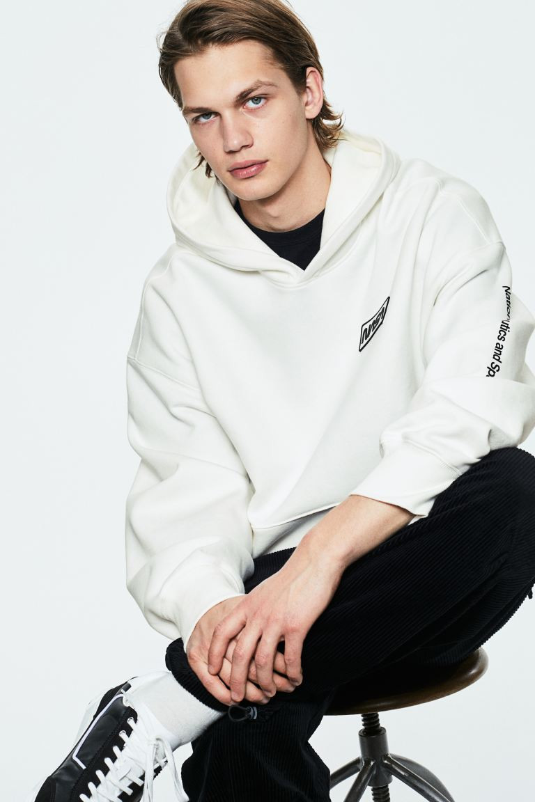 Oversized Fit Printed Hoodie | H&M (US + CA)