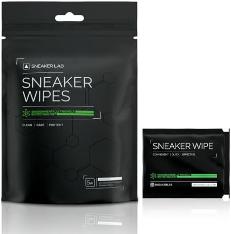 SNEAKER LAB Premium All Purpose Shoe Cleaner Wipes - Safe to Use On Leather, Canvas, Mesh & Vario... | Amazon (US)