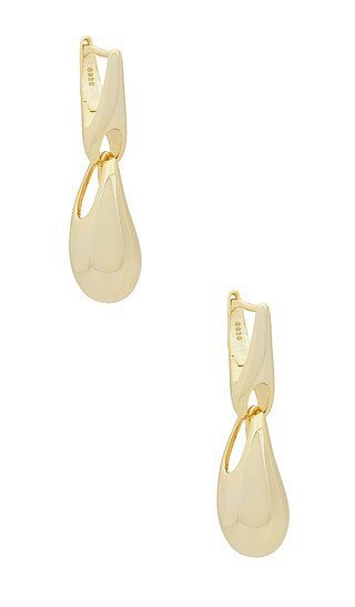 Tsuki Drop Earring in Gold | Revolve Clothing (Global)