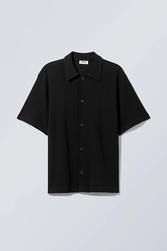 Kurzarmhemd Pass - Schwarz - T-shirts & tops - Weekday DE | Weekday