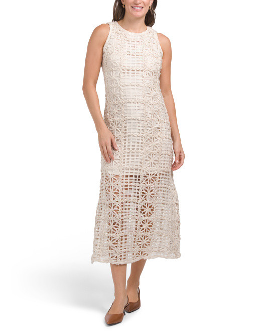 Textured Sleeveless Maxi Dress | TJ Maxx