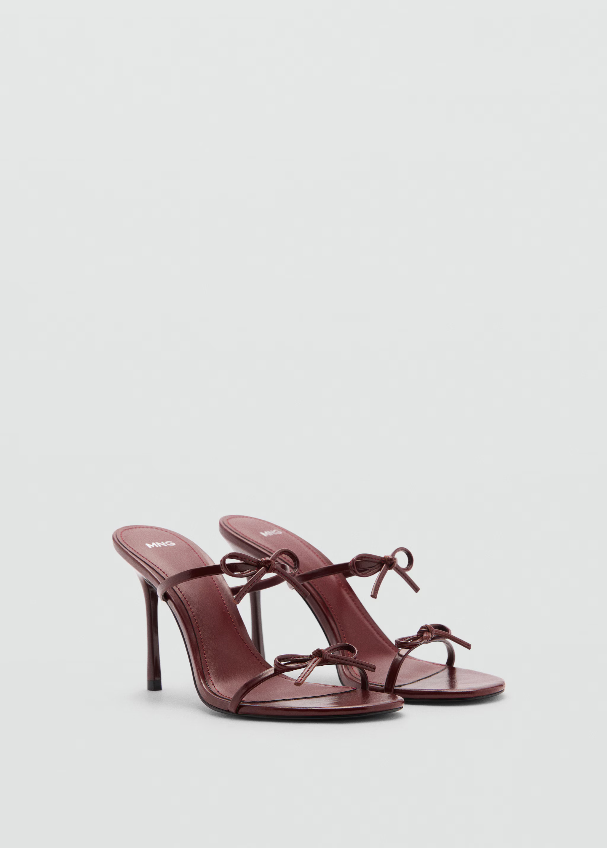 Heeled sandals with fastener - Woman | MANGO USA | MANGO (US)