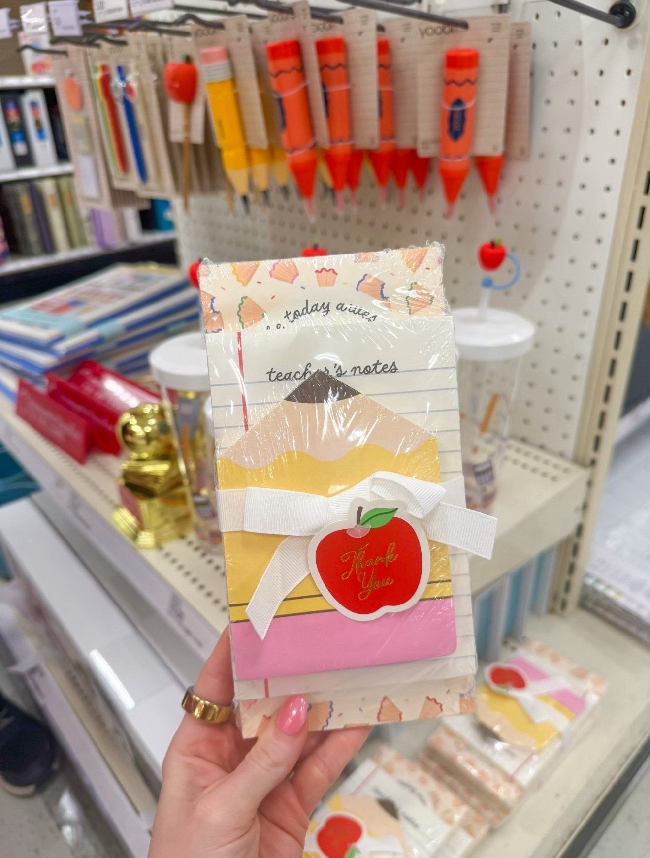 Teacher appreciation week gifts! 





Teacher gift idea 
Target finds 
Notepad 


#LTKmomlife #LTKSaleAlert 

#LTKKids