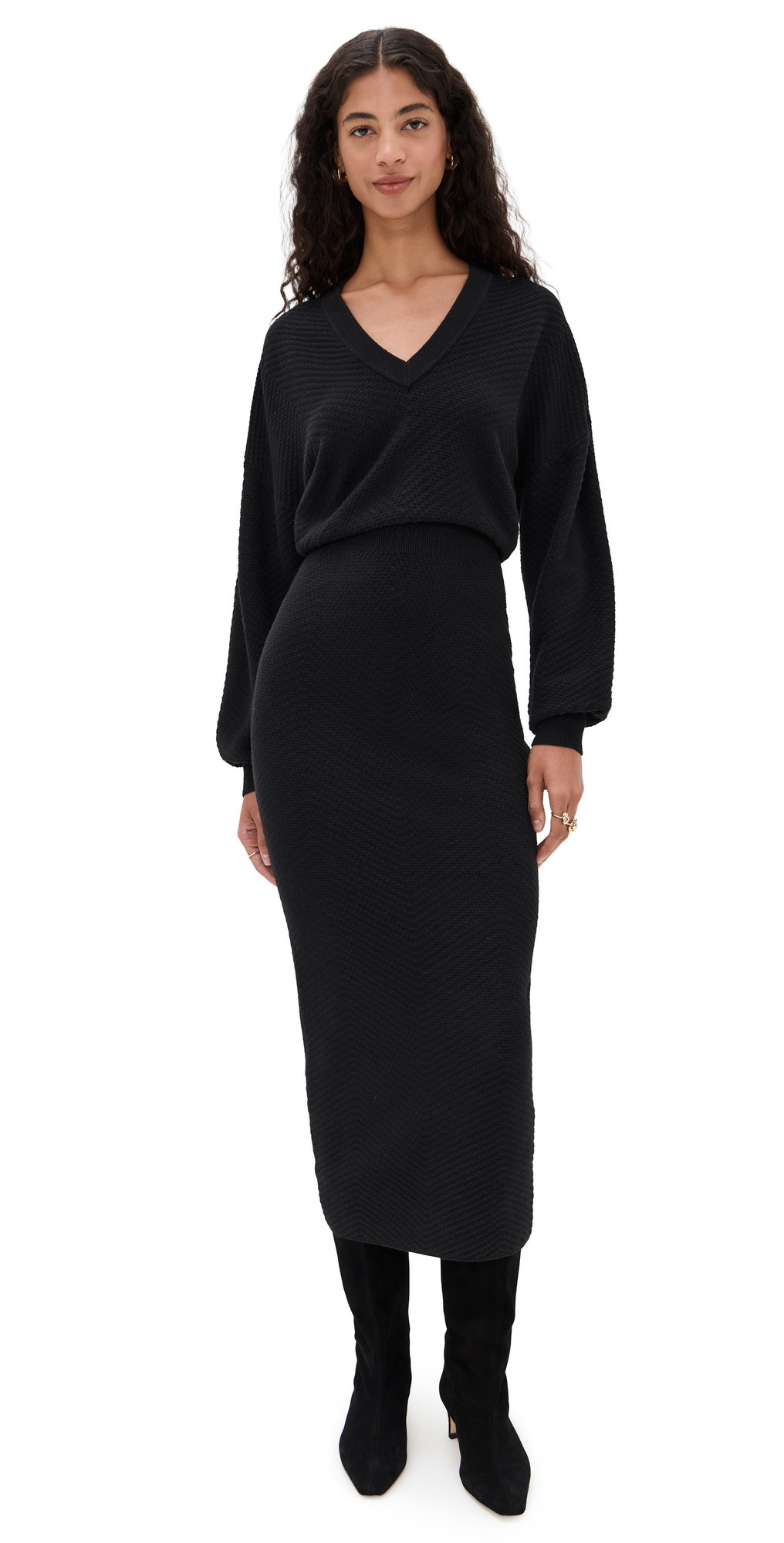 Favorite Daughter The Ava Dress Black L | Shopbop