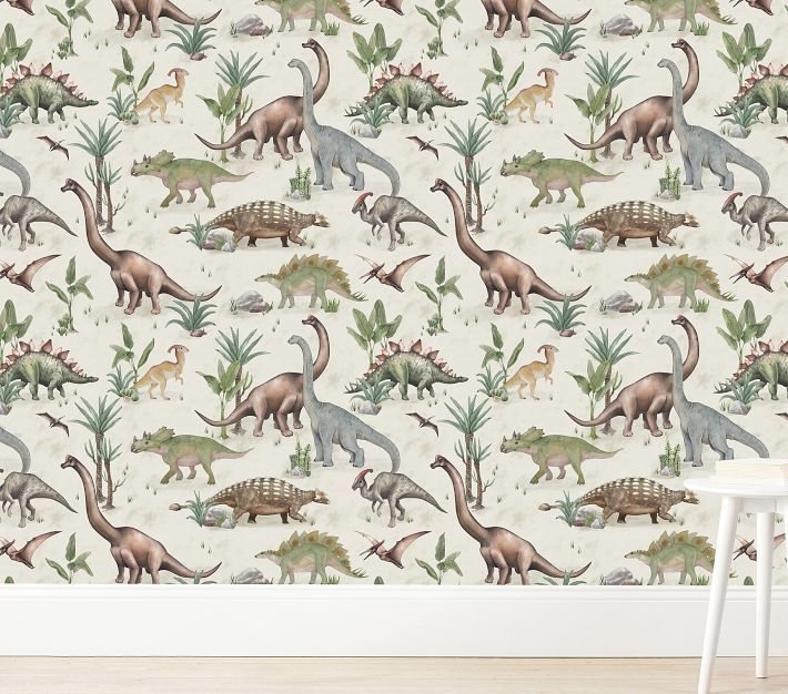 Jurassic Story Wallpaper | Pottery Barn Kids