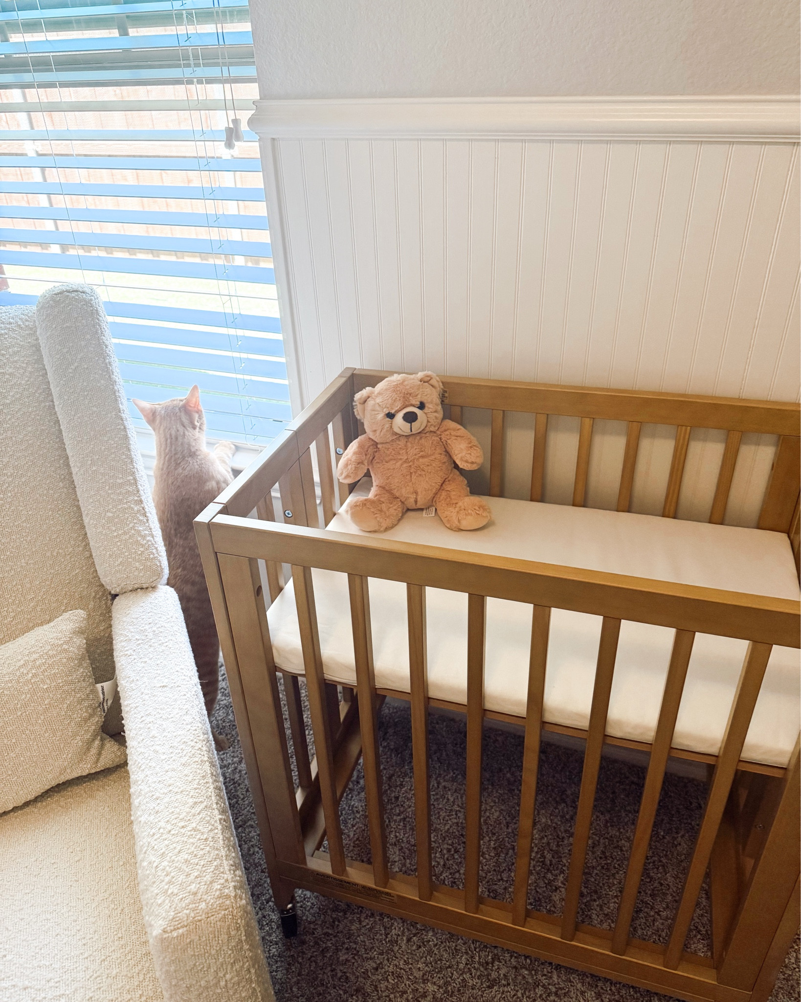 Loving putting this little nursery together for baby! Here’s the exact glider and crib we’ll be using 🤍

#LTKHome #LTKBaby