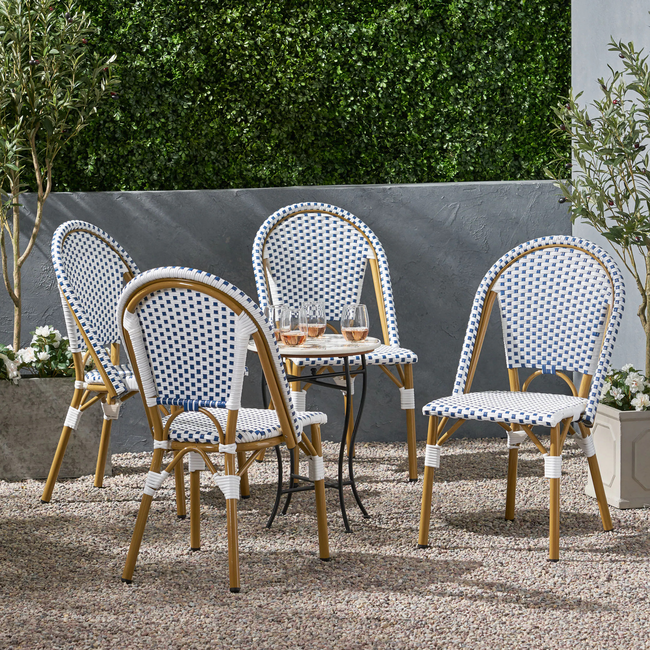 Christopher Knight Home French Bistro Chair (Set of 4) | 313255 | Lowe's
