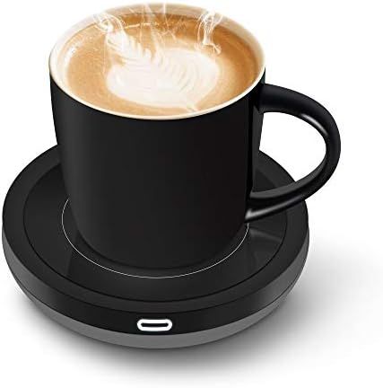 BESTINNKITS Smart Coffee Cup Warmer Set, Auto On/Off Gravity-induction Mug Office Desk Use, Candl... | Amazon (US)