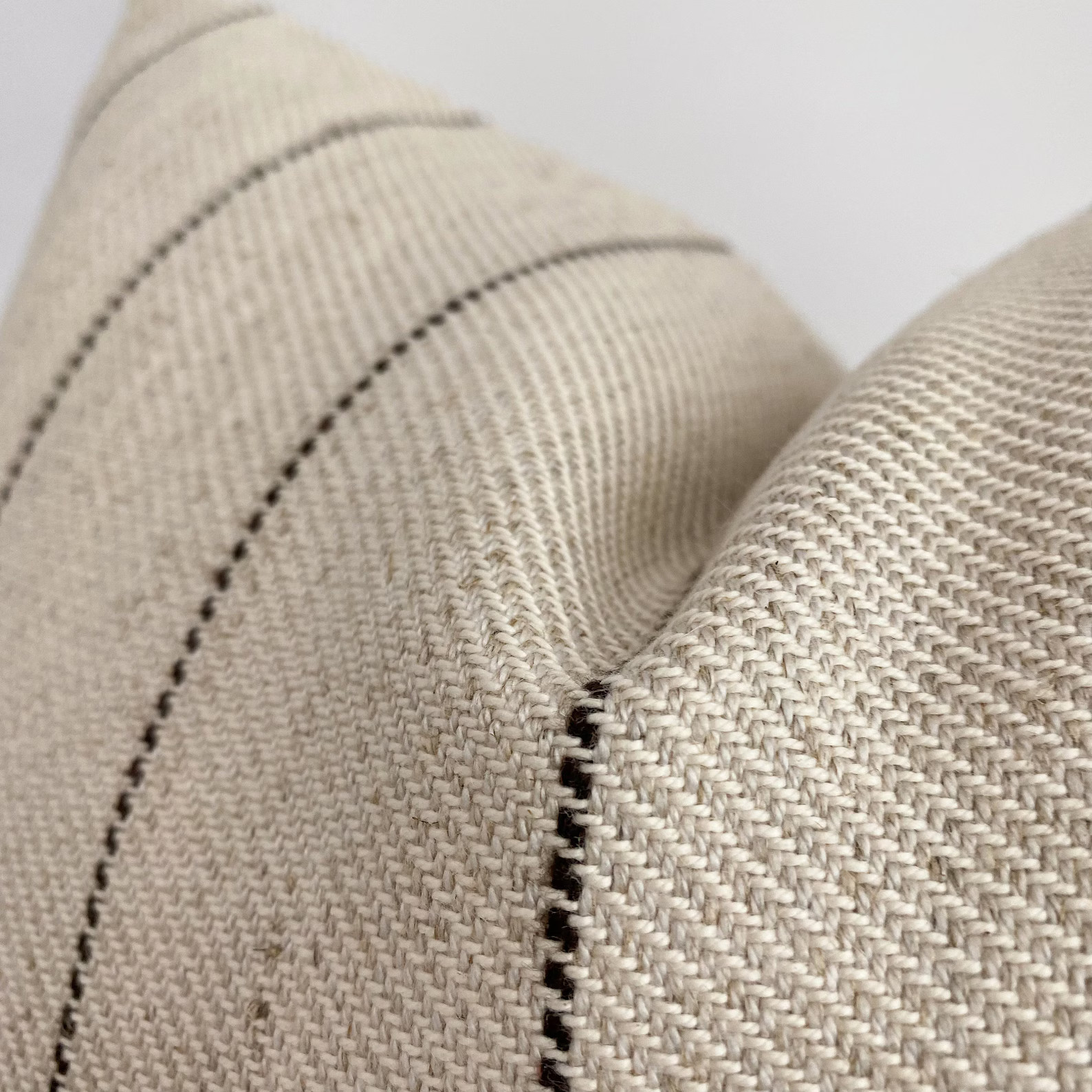 Antique Stripe Brown Stipe Pillow Cover, Linen Pillows, Curated Pillows, Handmade Pillow Cover, D... | Etsy (US)