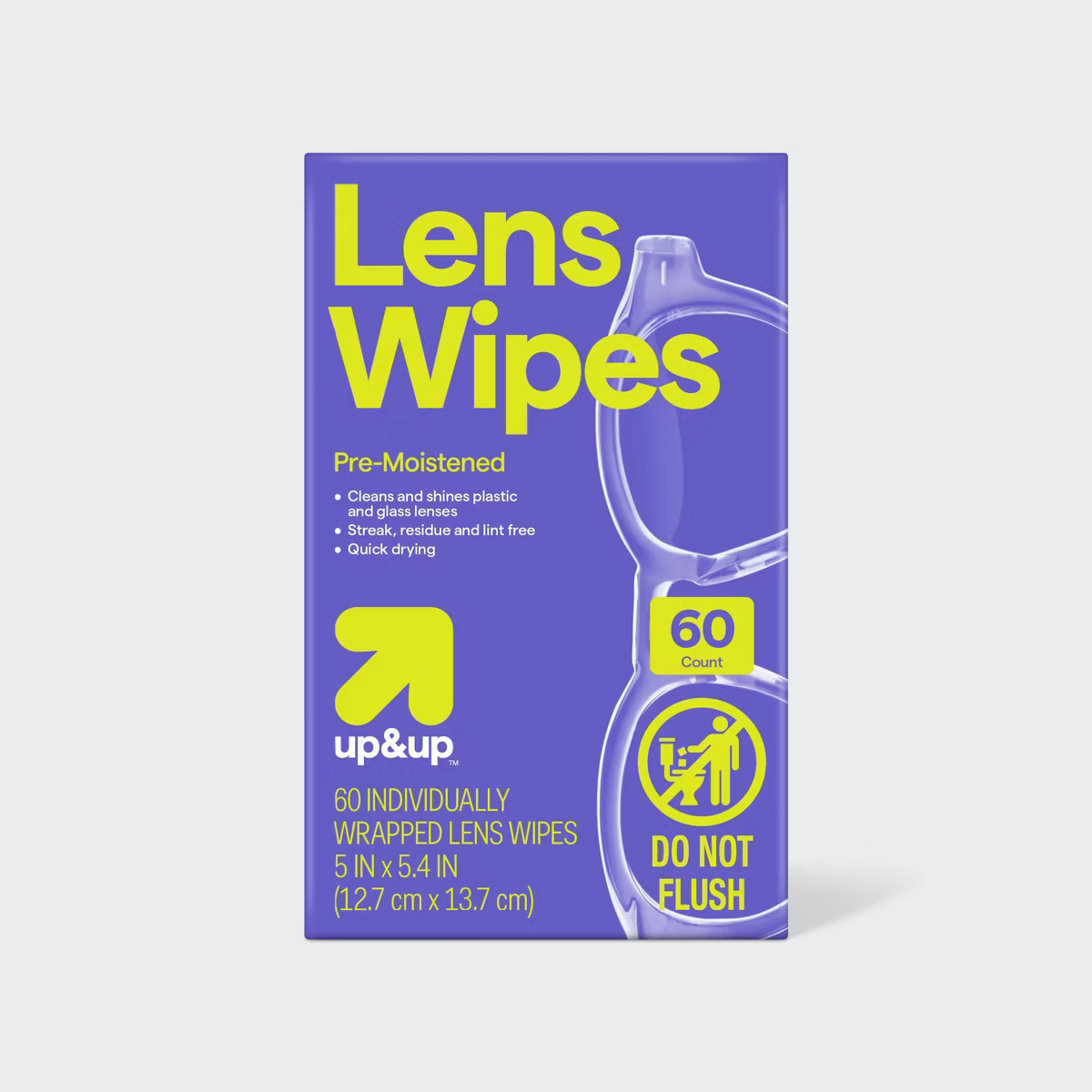 Pre-Moistened Lens Wipes - 60ct - up&up™ | Target