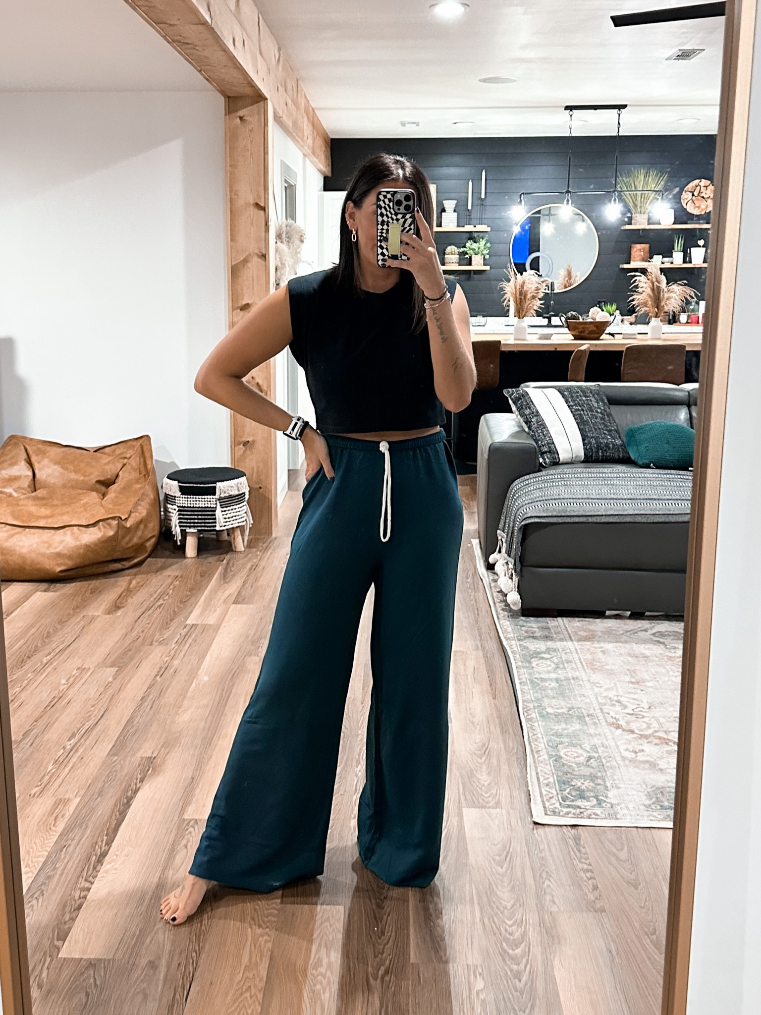 Top-medium
Sweatpants-medium long (need a small long)


#LTKsalealert #LTKstyletip #LTKfindsunder50