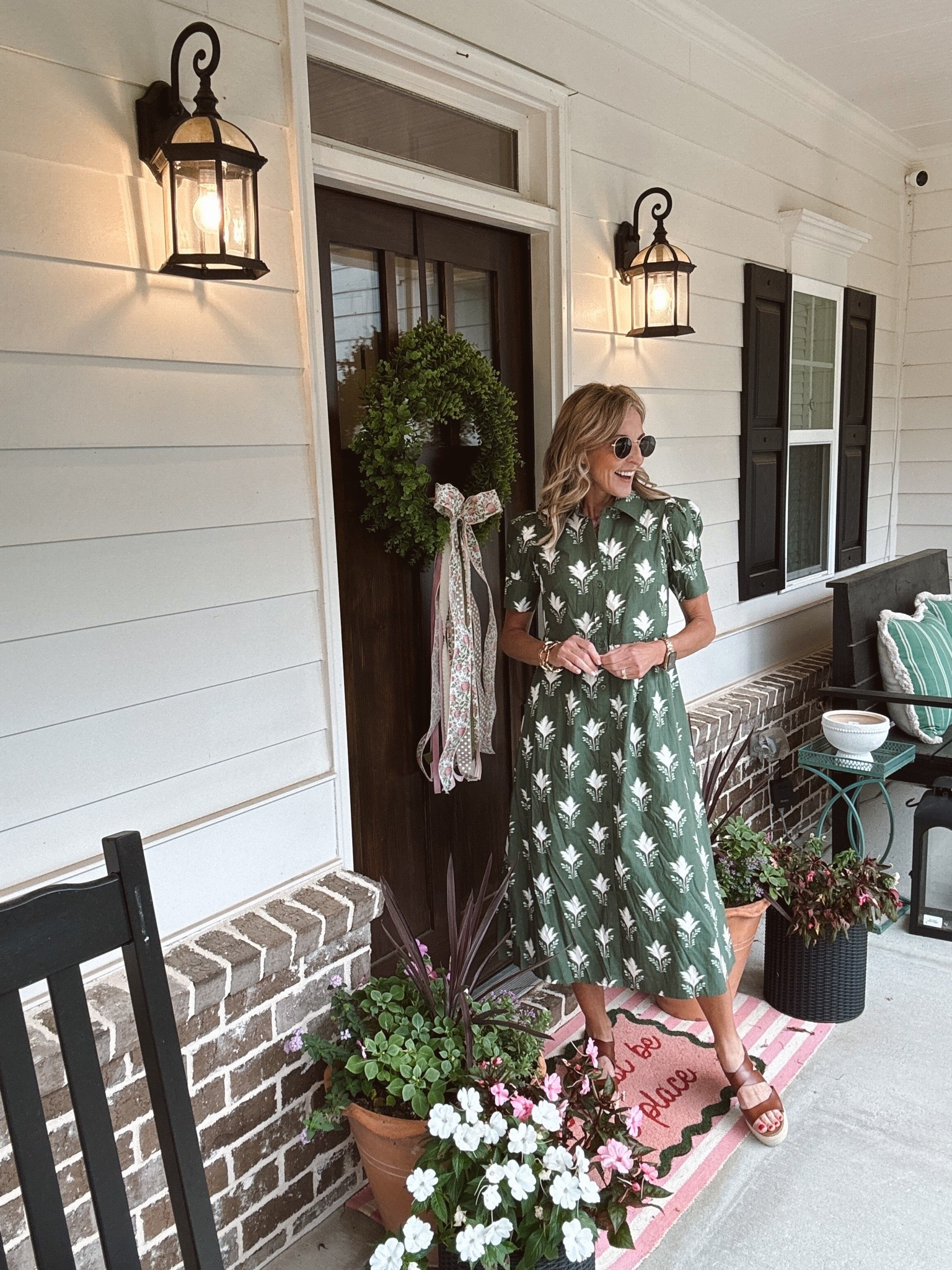 @Belk sales are amazing!! This beautiful dress would be so great for teaching only $40 over 50% off so cute wearing a size extra small