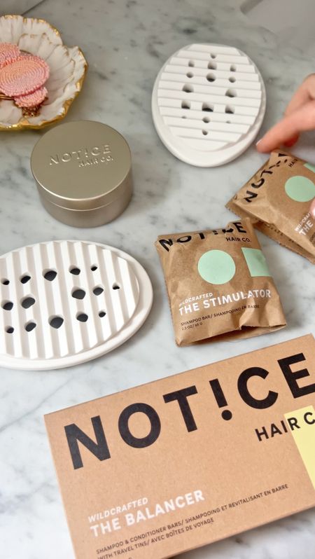 These Notice Hair Co shampoo and conditioner bars are so good! You can take a quiz and find the best set to meet your hair needs. #ad 

#LTKVideo #LTKBeauty #LTKHome