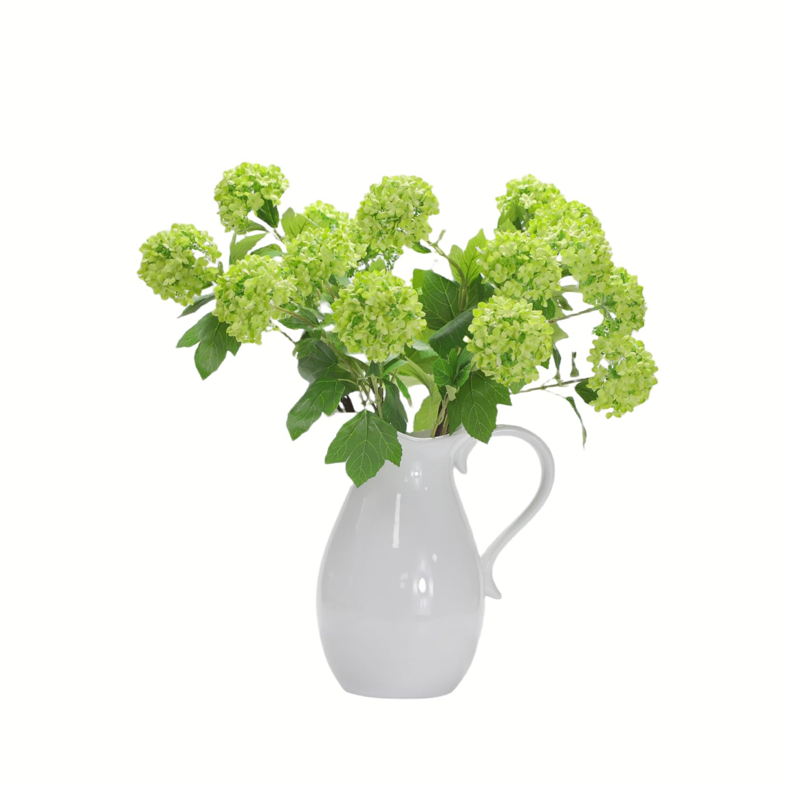 Hydrangea Artificial Flowers Fake Hydrangeas - Silk Flowers 4 Pack 28 Inch Long with 12 Real Touc... | Amazon (US)