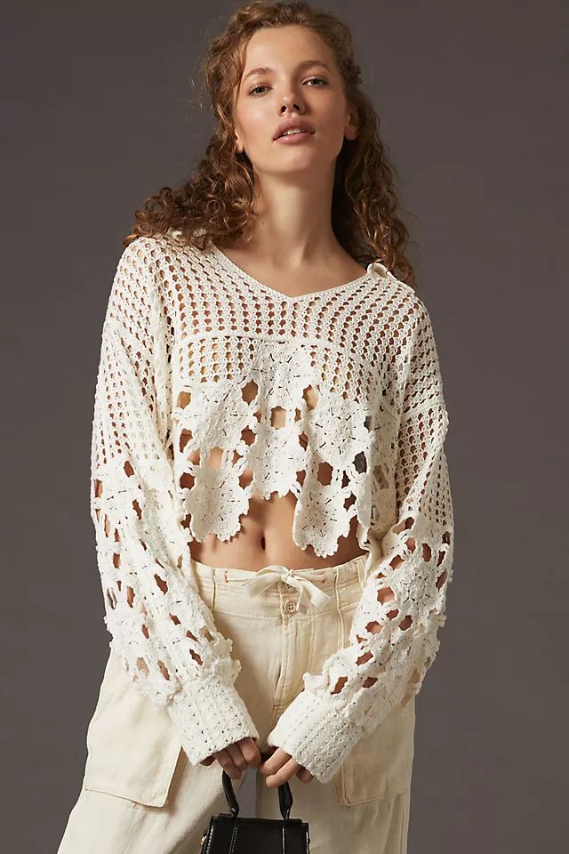 Eyelet Crochet Top | Anthropologie (US)