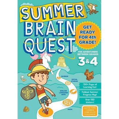 Summer Brain Quest : Between Grades 3 & 4 (Paperback) | Target