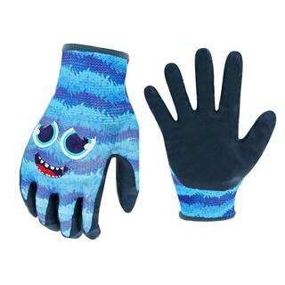 Kids/Youth Small/Medium Nitrile Coated Outdoor and Work Gardening Gloves | The Home Depot
