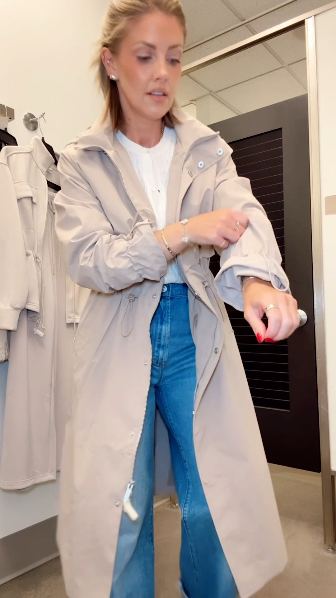 I can’t believe this 3 in 1 trench is still in stock! I did the extra small and it’s one of my favorite finds! XS sweater / 24 jeans

#LTKootd #LTKPetite #LTKSaleAlert