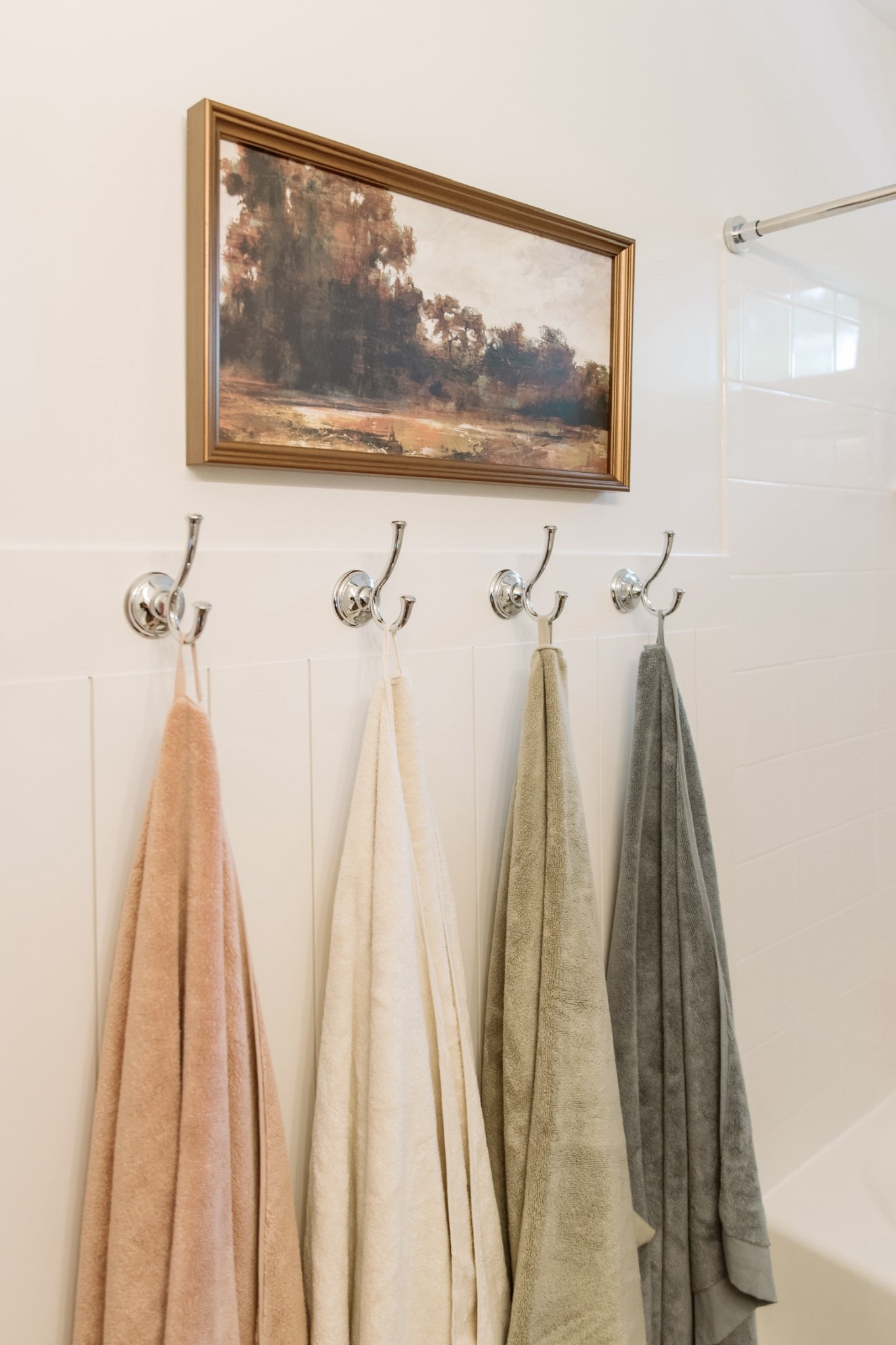 I love having a different color towel for each of my kids so they don’t get mixed up. I also love that these hooks are super heavy duty polished chrome and that the towels have loops to hang on.

#LTKFindsUnder50 #LTKKids #LTKHome