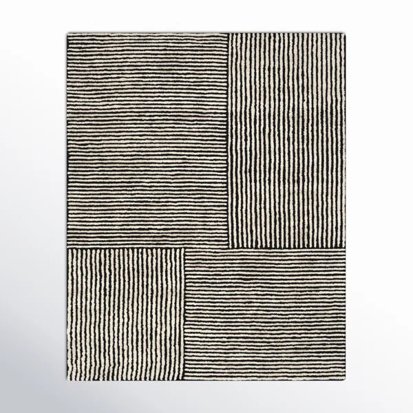 Balos Viscose Striped Indoor Rug | Wayfair North America
