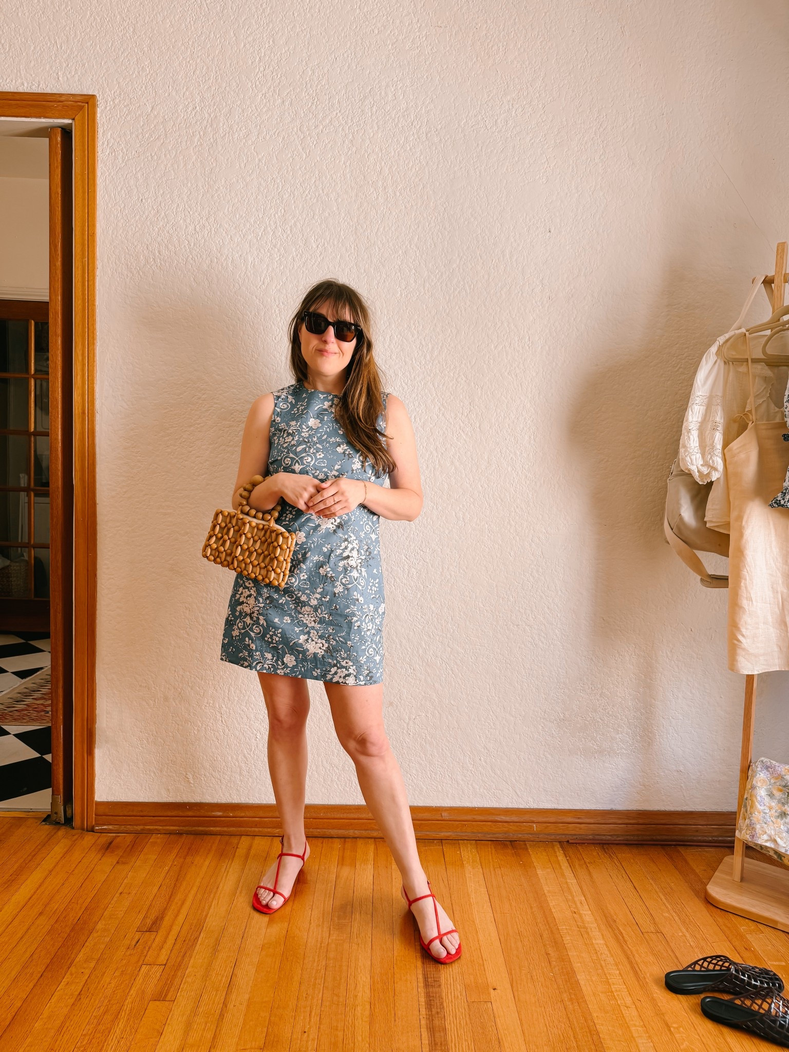 Doen blue floral dresss