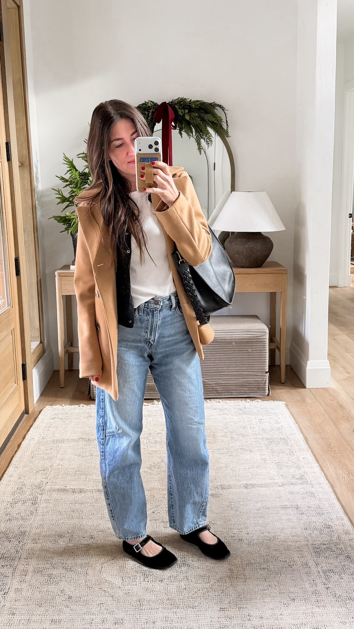 OOTD! Almost everything I’m wearing is on sale for Black Friday! Denim under 50, 40% off my tea and bag, 50% off my sweater. I would make a really great gift gifts for some special lady in your life!

Jeans, denim, Levi’s, barrel, cinch, high-rise, flats, gift, guy, gifts for her, velvet, sweater, cardigan, Old Navy, Madewell, Saks, Fifth Avenue, rug, entry, console table, mirror, arched mirror, holiday, Thanksgiving, Christmas, Black Friday, cyber Monday



#LTKootd #LTKmomlife #LTKCyberWeek