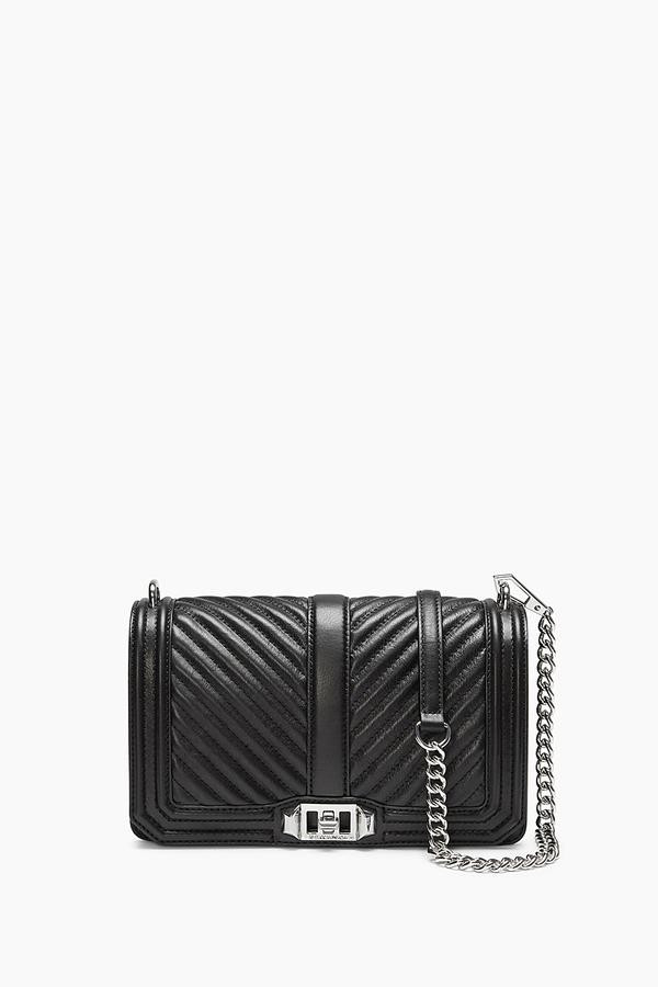 Chevron Quilted Love Crossbody | Rebecca Minkoff US