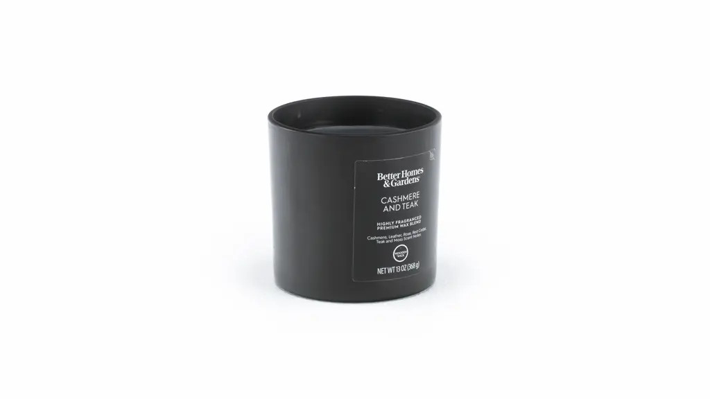 Better Homes & Gardens 13oz Cashmere Teak Scented Wooden Wick Jar Candle | Walmart (US)