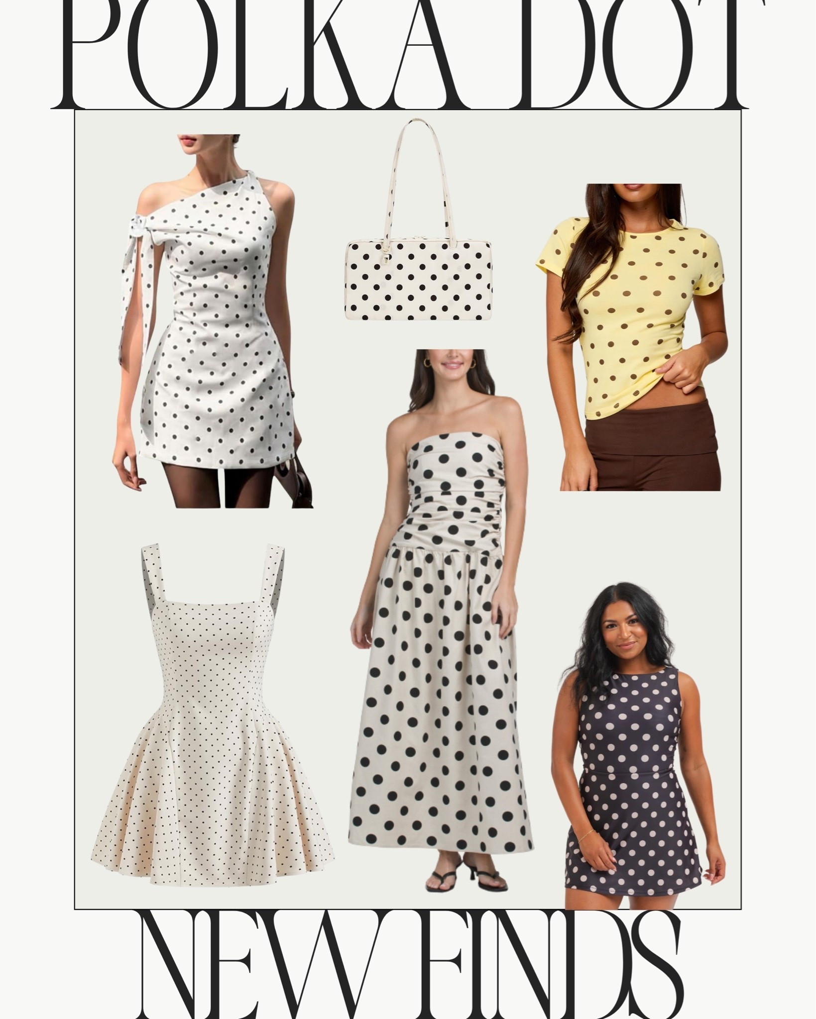 Polka dot // polka dots // swim // Amazon // trending // butter yellow // polka dot dress // polka dot purse

#LTKootd #LTKSaleAlert #LTKSwim