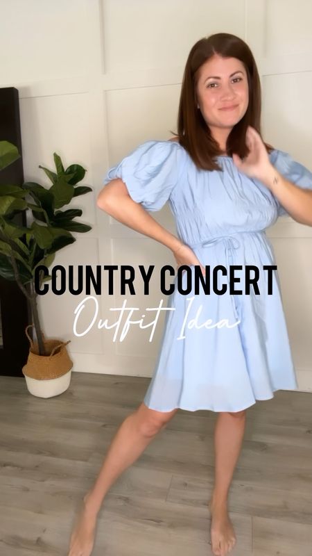 Country Concert Outfit Idea 🤠 🎶 Loving this off the shoulder dress! Perfect for any music festival or concert! 

Use discount code: 30XSHTM3 for 30% off through 4/18

Wearing a small

Exact accessories no longer available but linked similar options! 

#LTKunder50 #LTKstyletip #LTKFind