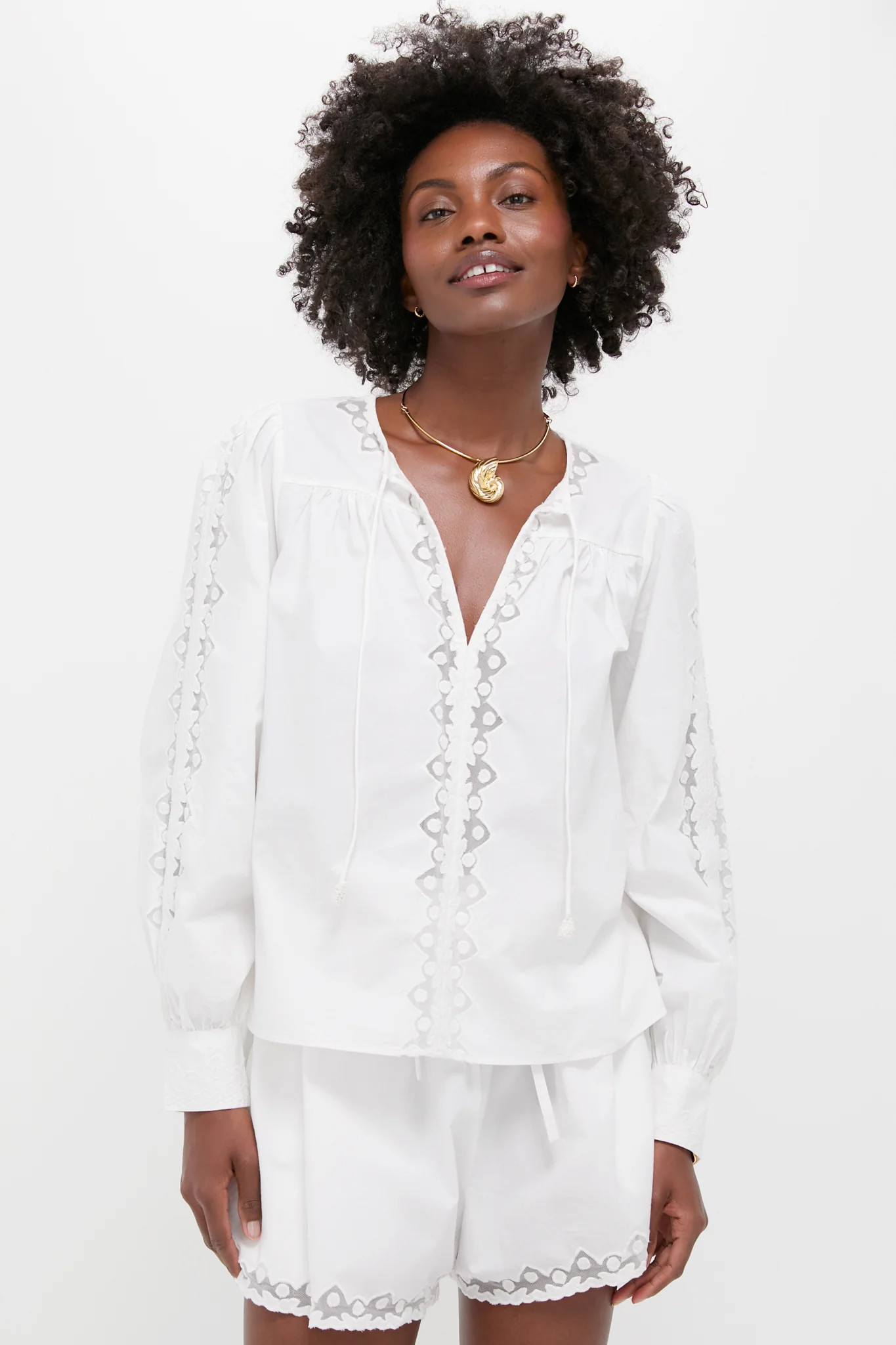 Pristine Kady Long Sleeve Blouse | Tuckernuck (US)