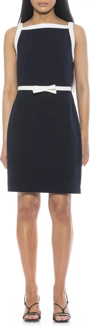 Alexia Admor Milana Contrast Detail Shift Dress | Nordstromrack | Nordstrom Rack