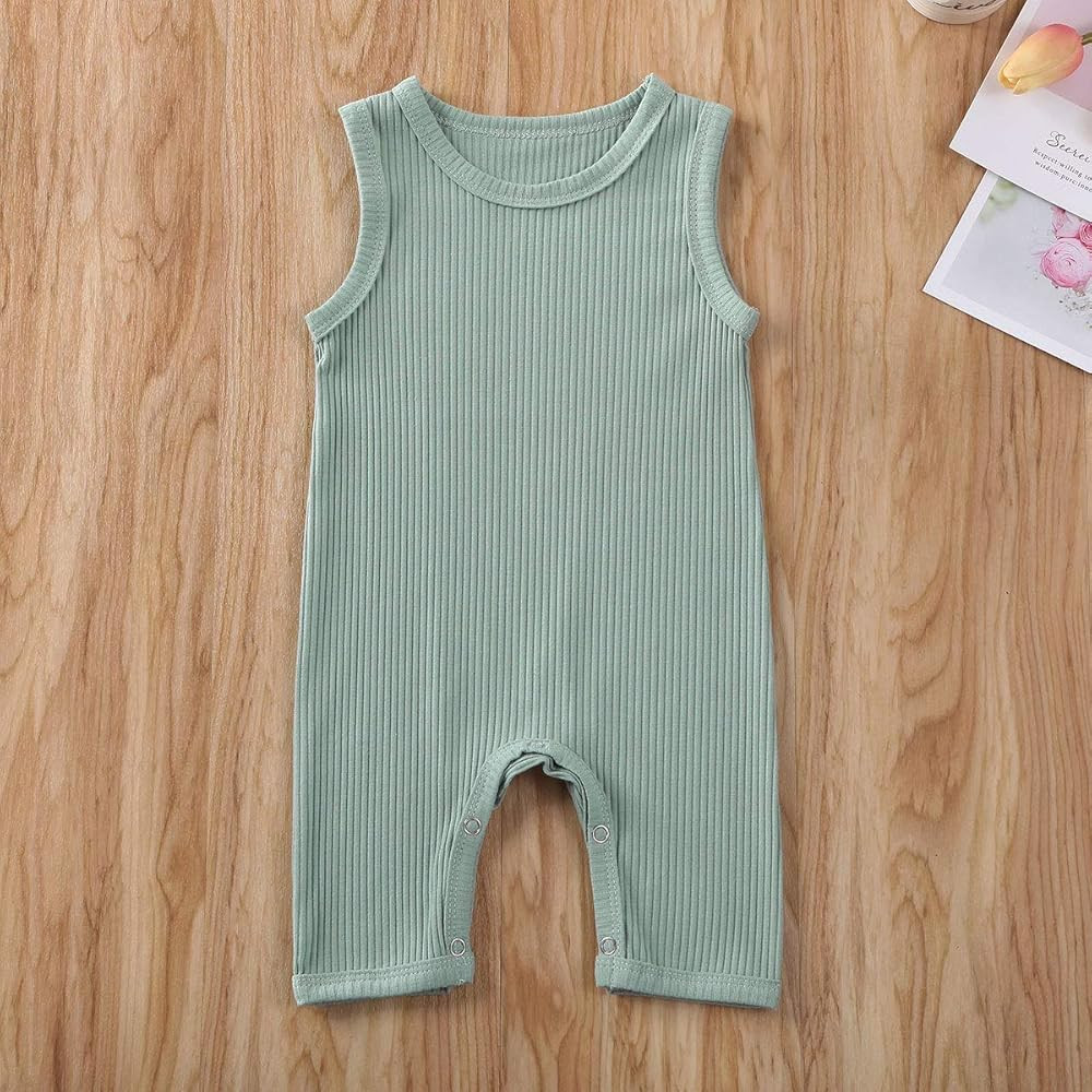 Newborn Summer Baby Boy Girl Rompers Bodysuit Jumpsuit Playsuit One Piece Outfit Clothes | Amazon (US)