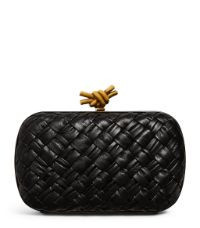 Leather Knot Minaudiere Clutch Bag | Harrods