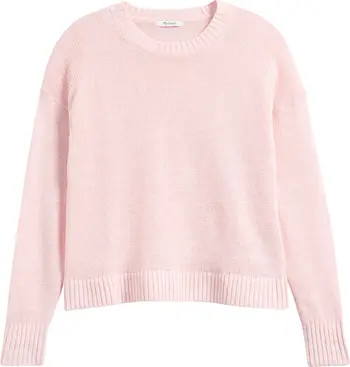 Linen Drop Shoulder Sweater | Nordstrom