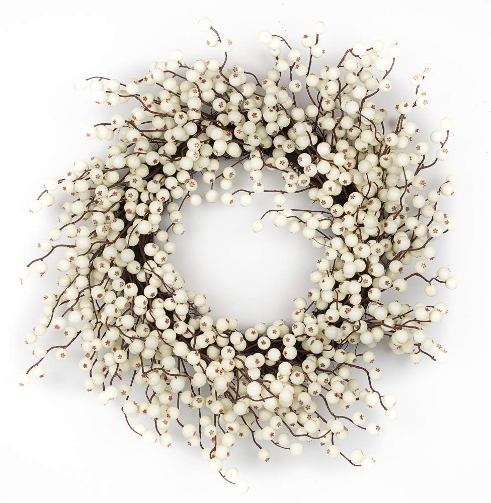 24" Berry Wreaths for Front Door - Water Resistant, Stunning Door Wreath on Grapevine | Amazon (US)