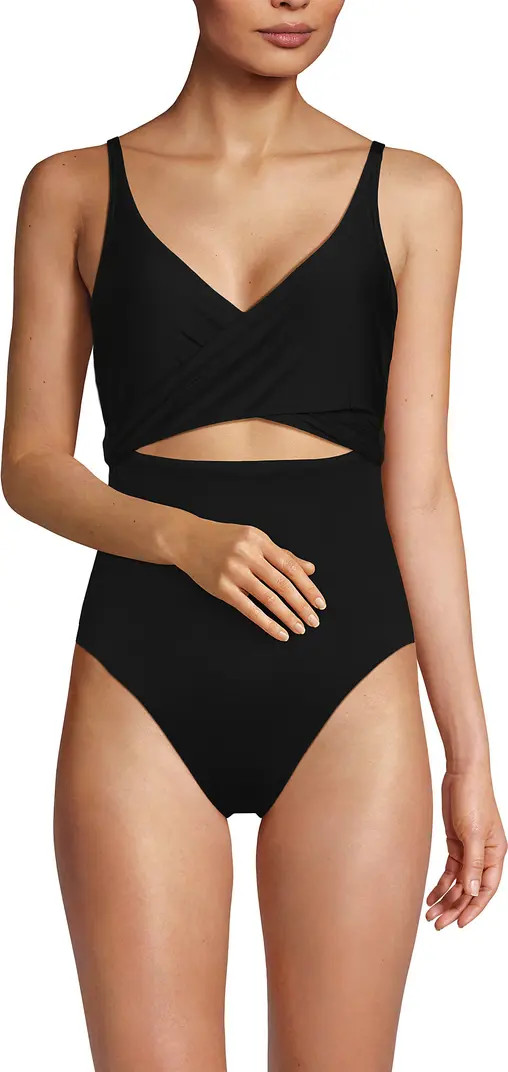 Wrap Monokini High Leg One Piece Swimsuit | Nordstrom