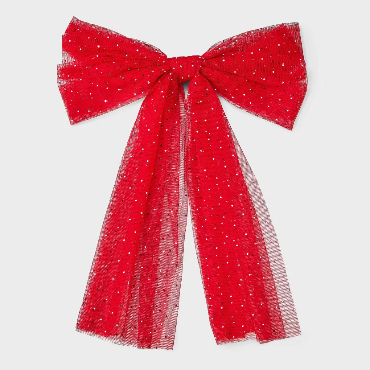 Tulle Rhinestone Hair Bow - A New Day™ Red | Target