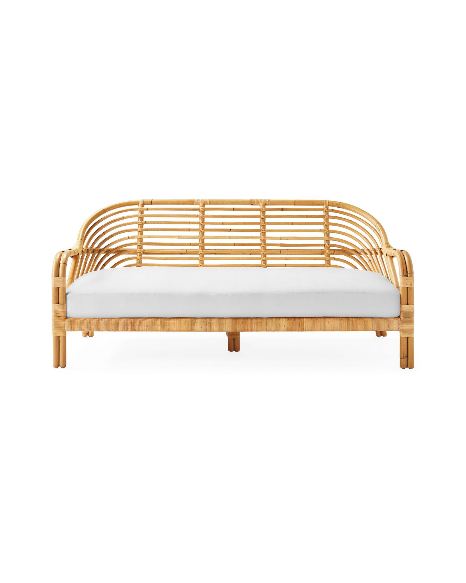 Edgewater Rattan Sofa | Serena and Lily