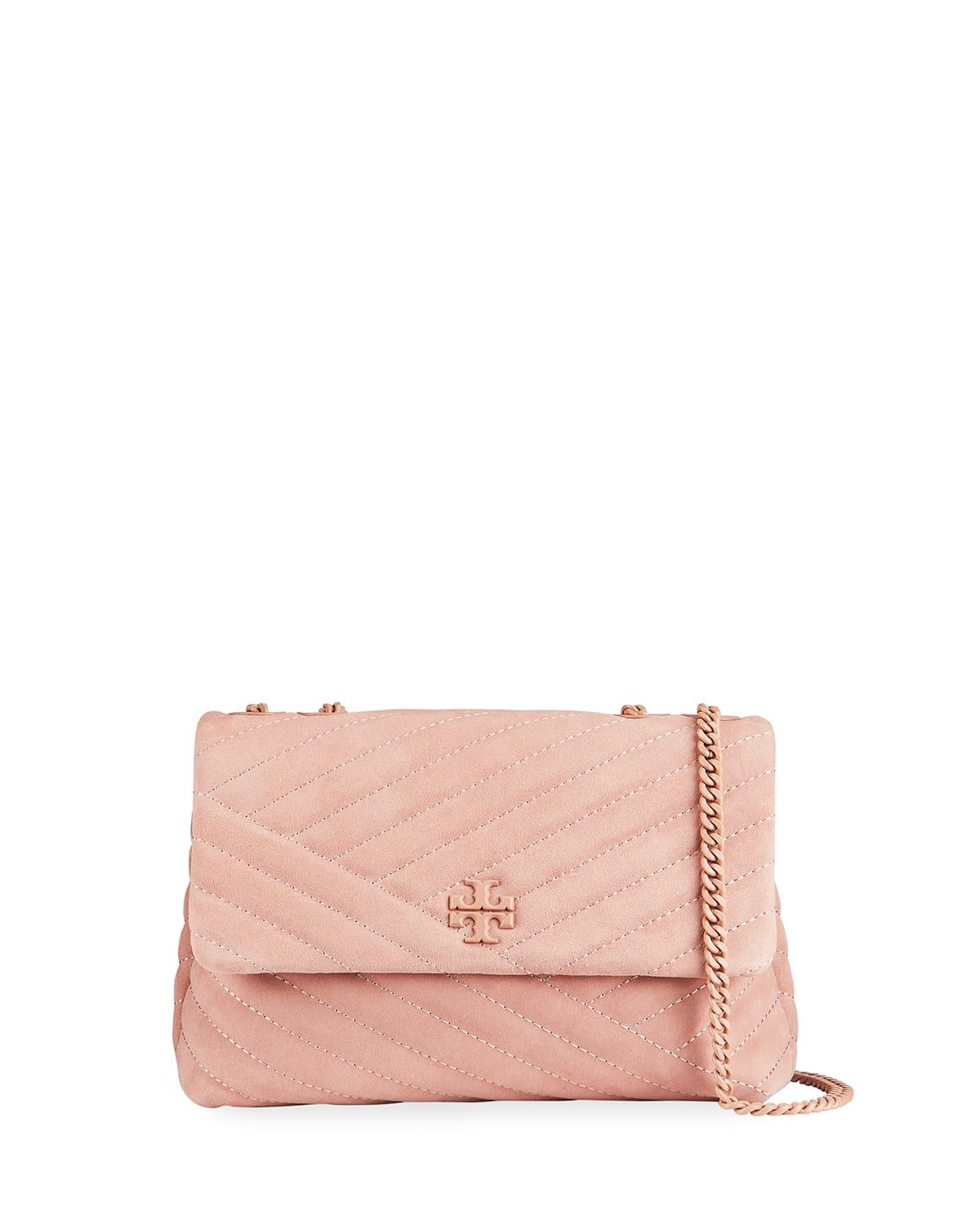 Kira Quilted Suede Shoulder Bag | Neiman Marcus