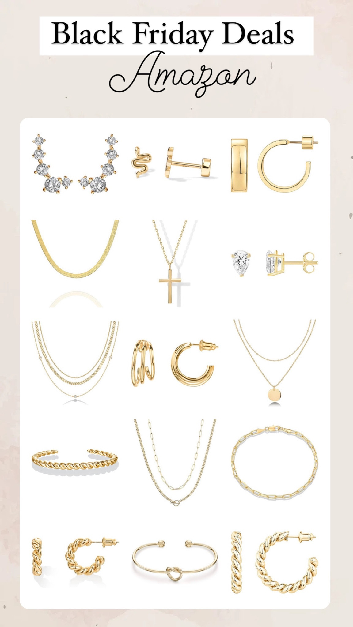 My favorite jewelry from Amazon! 

#LTKCyberWeek #LTKGiftGuide #LTKsalealert