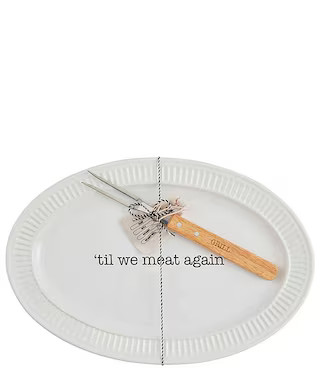 Mud Pie Circa Grill Platter and Fork Set | Dillard's | Dillard's
