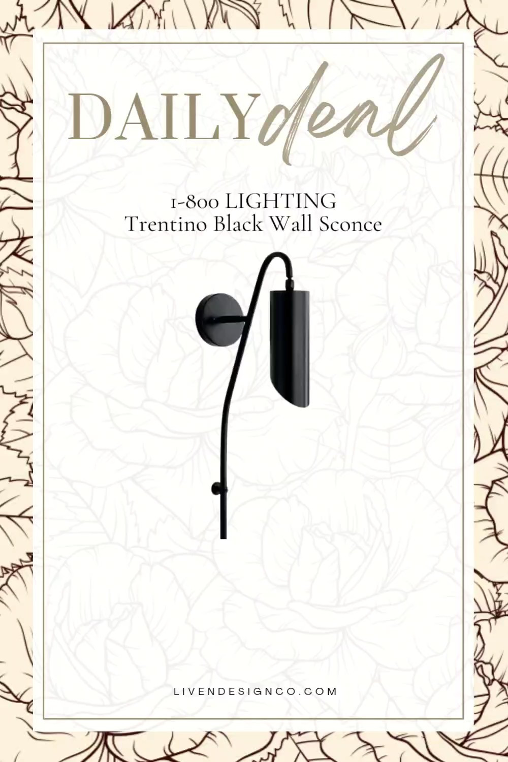 Black plug in wall sconce. Daily deal

#LTKSeasonal #LTKHome #LTKSaleAlert